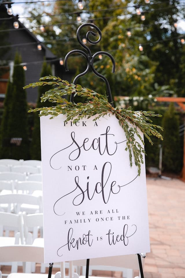 Wedding arrangements